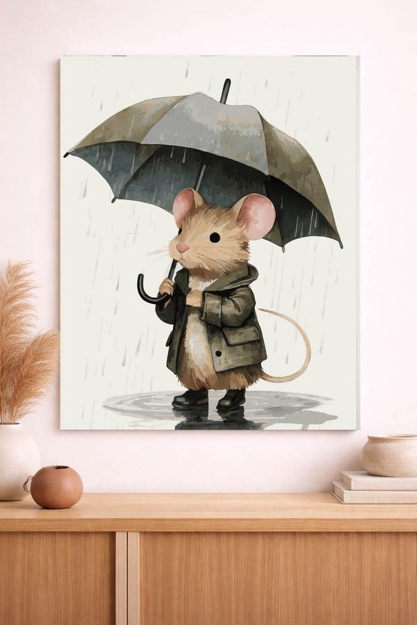 Mouse In Rain