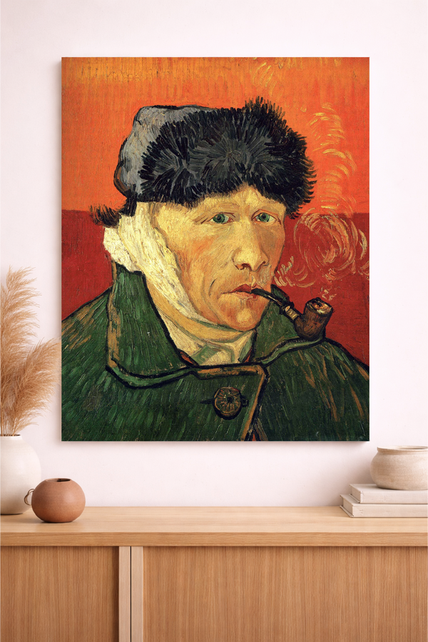 Van Gogh- Self-Portrait with Bandaged Ear and Pipe