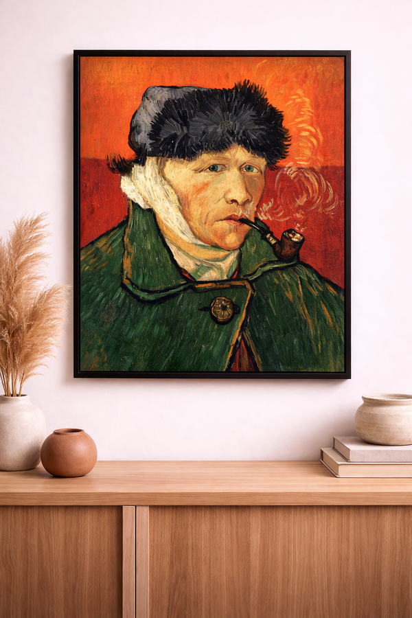 Van Gogh- Self-Portrait with Bandaged Ear and Pipe
