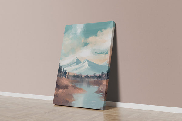 Snow Peaks Serenity Poster